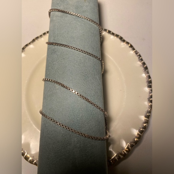 π Menβs 925 sterling silver stamped box chain. 22β. - Picture 5 of 11
